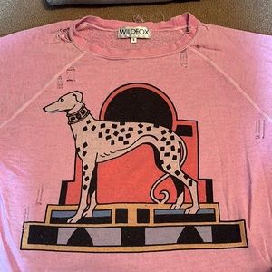 Distressed Wildfox long sleeve